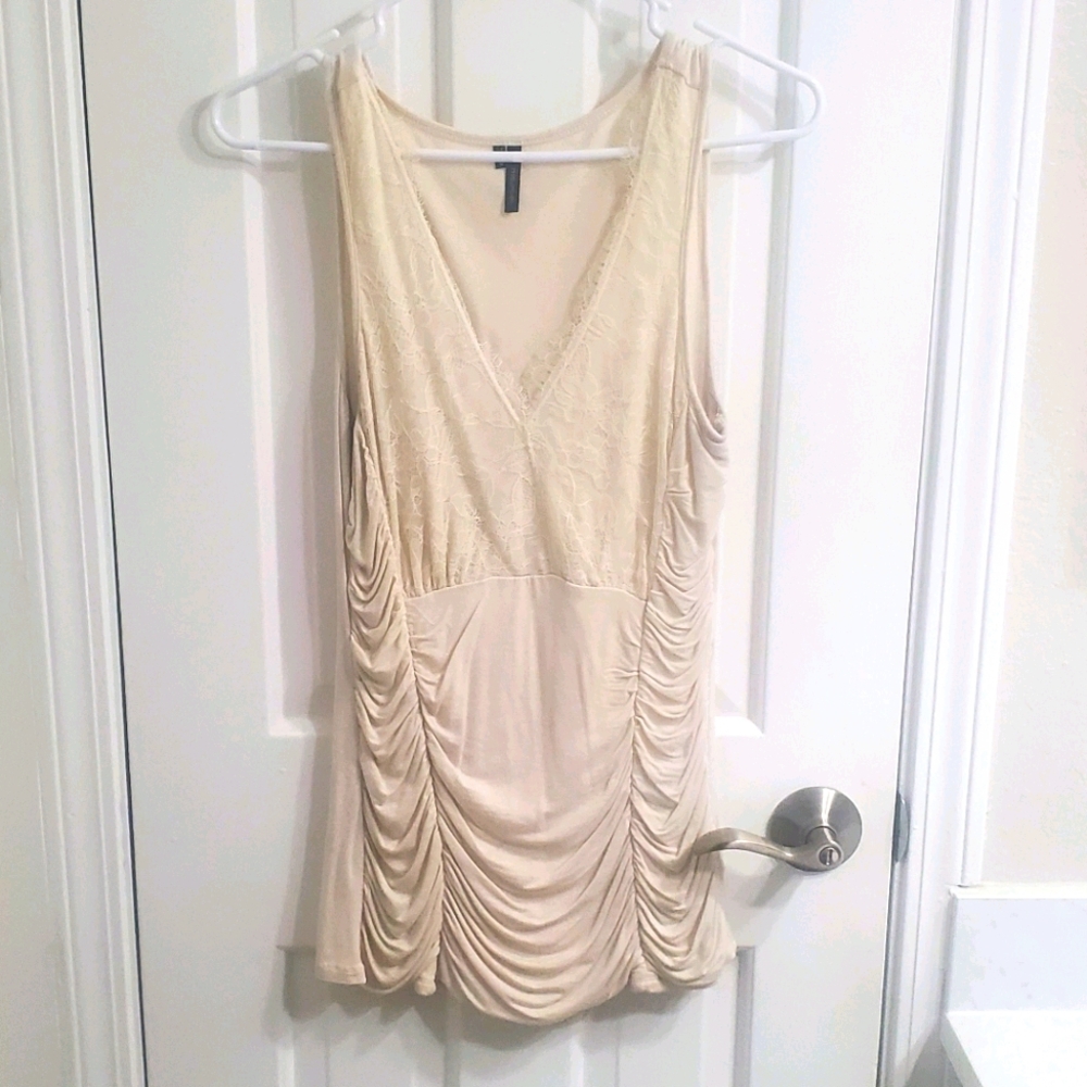 Lace tank blouse